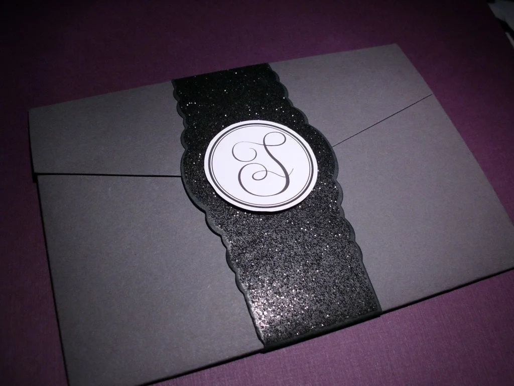 Gray-purple-pocketfold-wedding-invitation