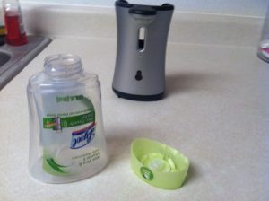 Lysol No-Touch Refill Hack