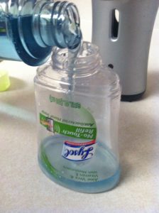 Lysol No-Touch Refill Hack