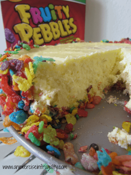 Key Lime Fruity Pebbles Cheesecake