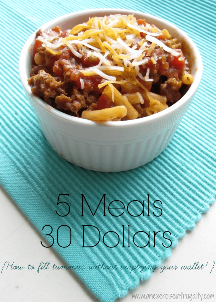 $1.00 Dinners! Cheap Dinner Ideas And Recipes - Living On A Dime