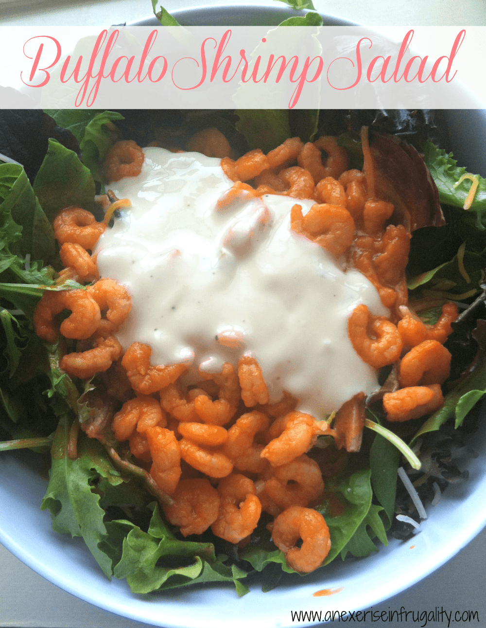 Low Carb Buffalo Shrimp Salad