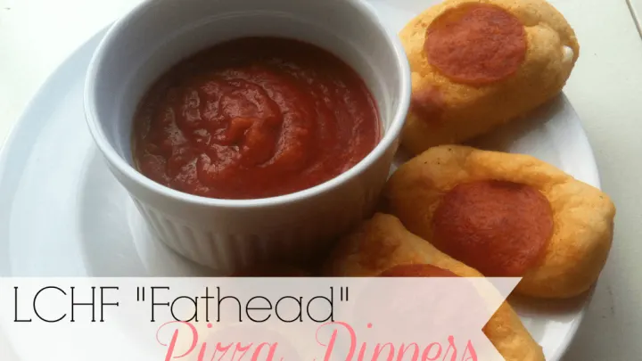 LCHF Fat Head Pizza Dippers