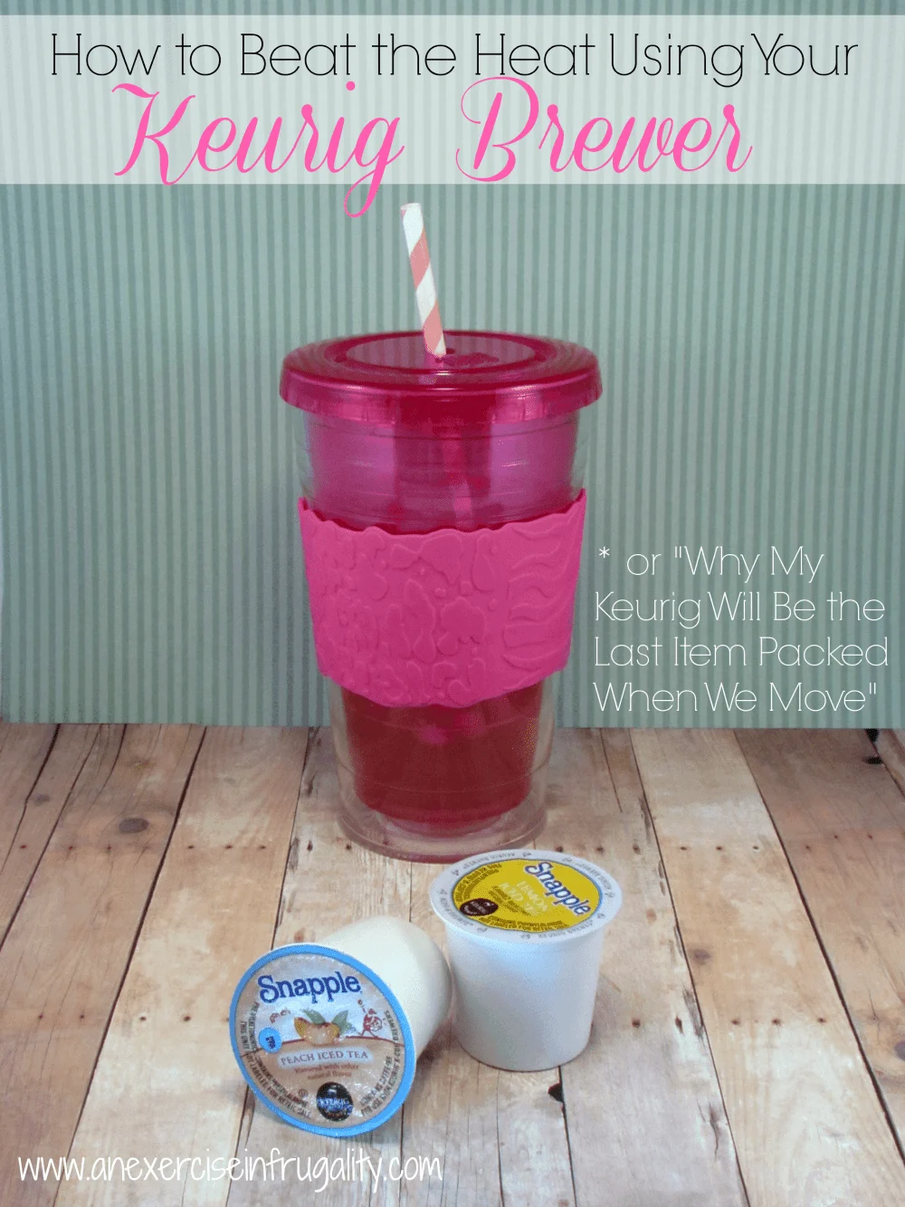 How to Use Your Keurig for Iced Tea! - An Exercise in Frugality