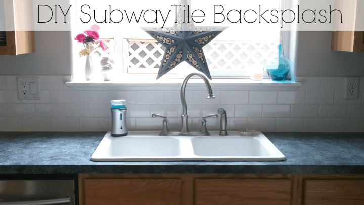 Kitchen Makeover White Subway Tile Backsplash