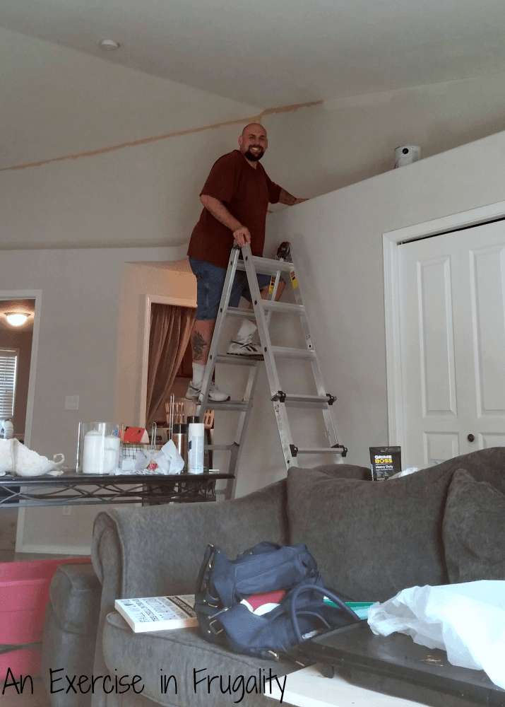 Vaulted ceiling ladder