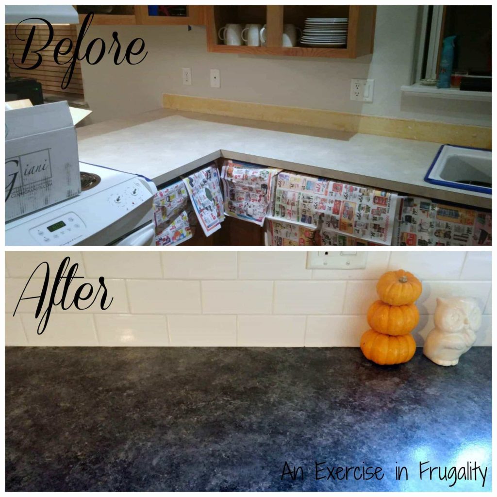 Giani Countertop Paint Before and After