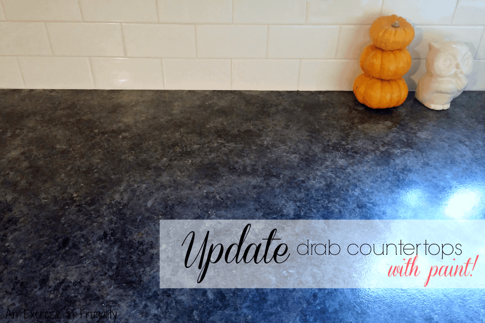 Kitchen Makeover Series Part 2 Faux Granite Countertops An