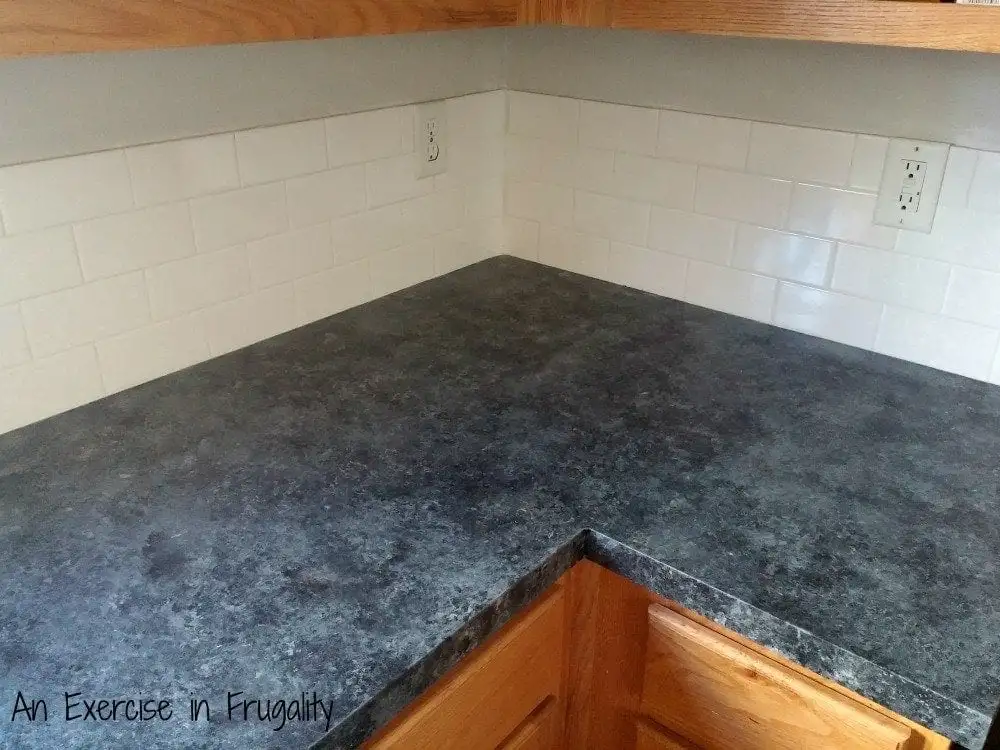 Kitchen Makeover Series Part 2 Faux Granite Countertops An