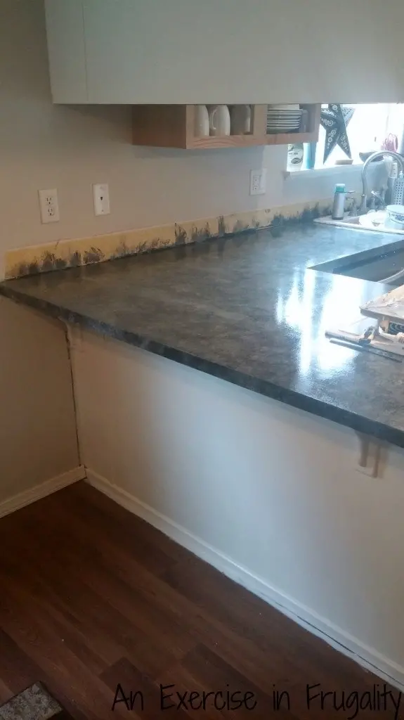 Kitchen Makeover Series Part 2 Faux Granite Countertops An