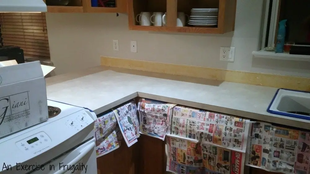Kitchen Makeover Series Part 2 Faux Granite Countertops An