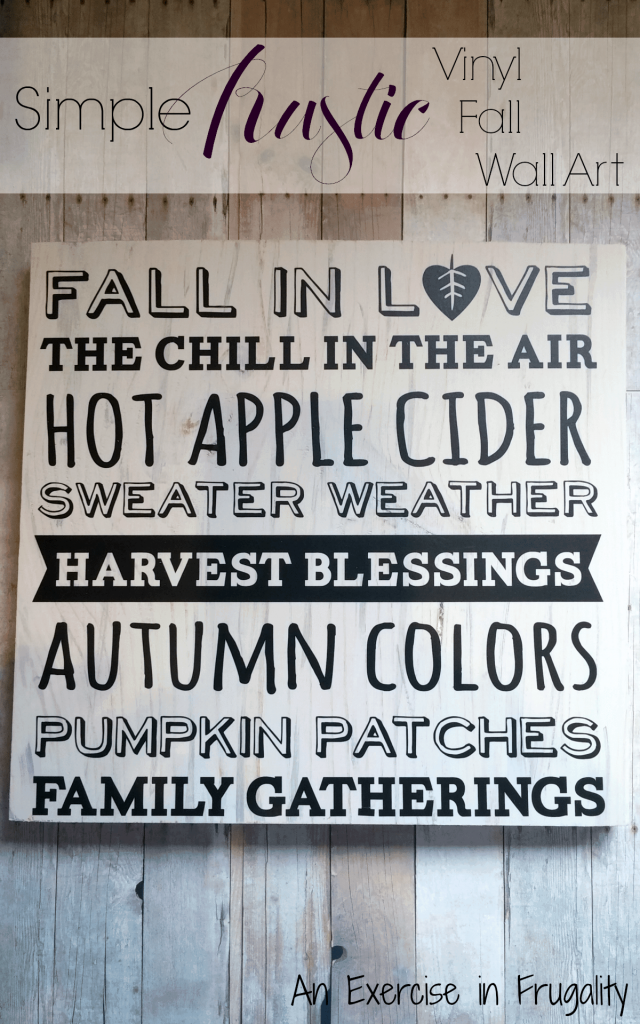 Rustic Fall Wall Art