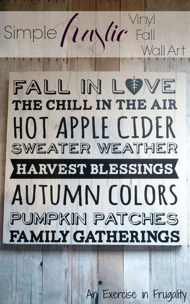 Rustic Fall Wall Art
