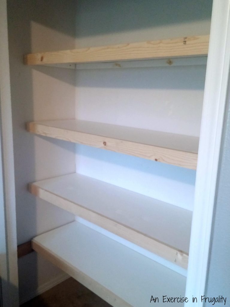 Closet in progress