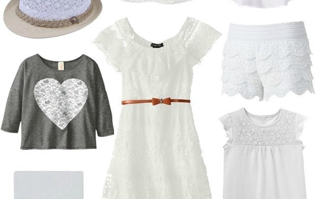 White Lace trends for little girls Vogue Fashion