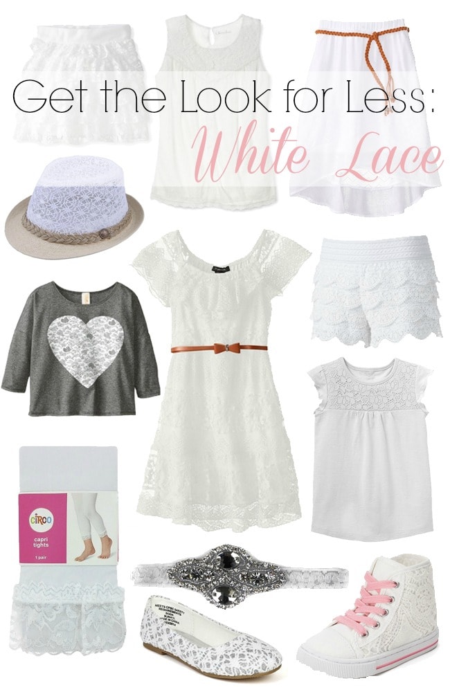 White Lace trends for little girls Vogue Fashion
