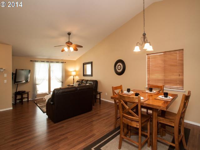 tan dining room