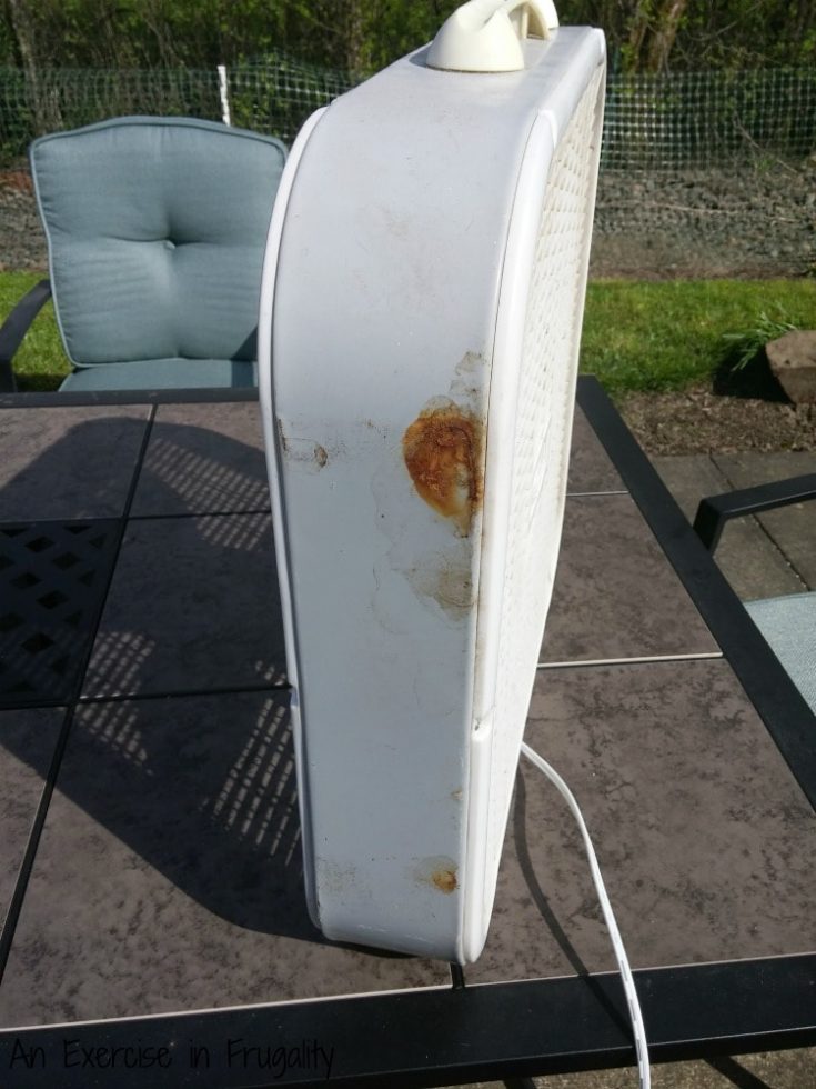 How to Clean and Paint a Box Fan An Exercise in Frugality