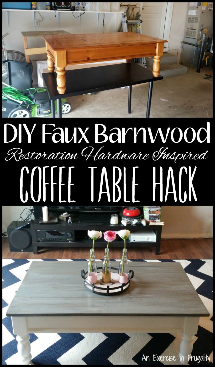 DIY Barnwood Coffee Table An Exercise in Frugality
