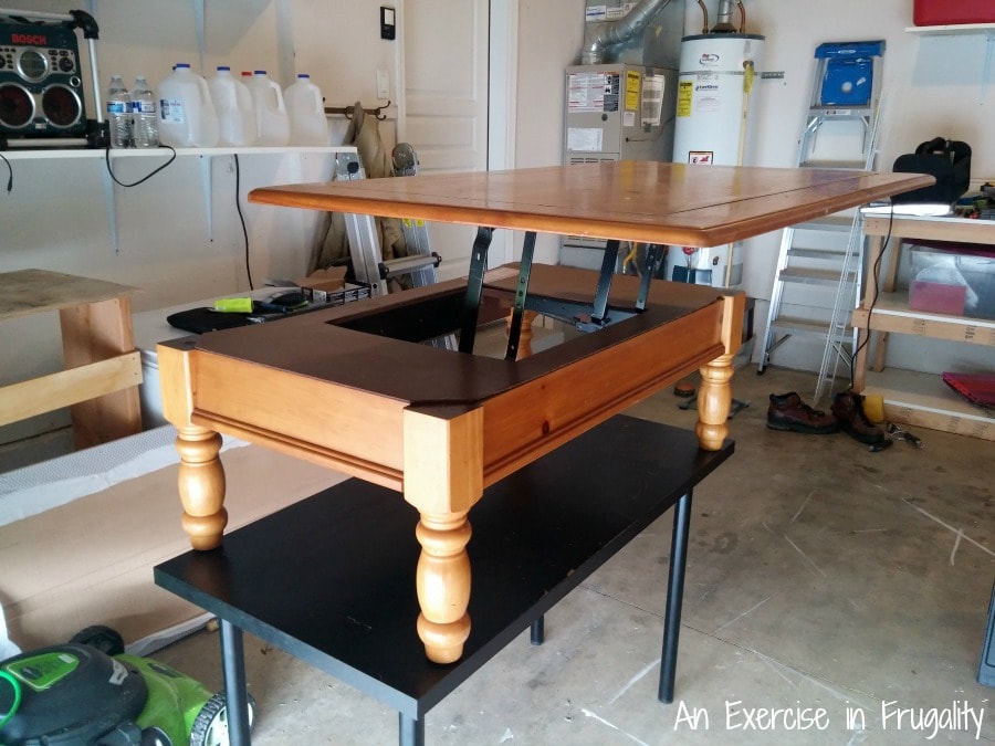 DIY Barnwood Coffee Table An Exercise in Frugality