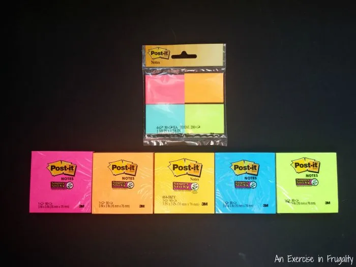 3M Post-It Notes