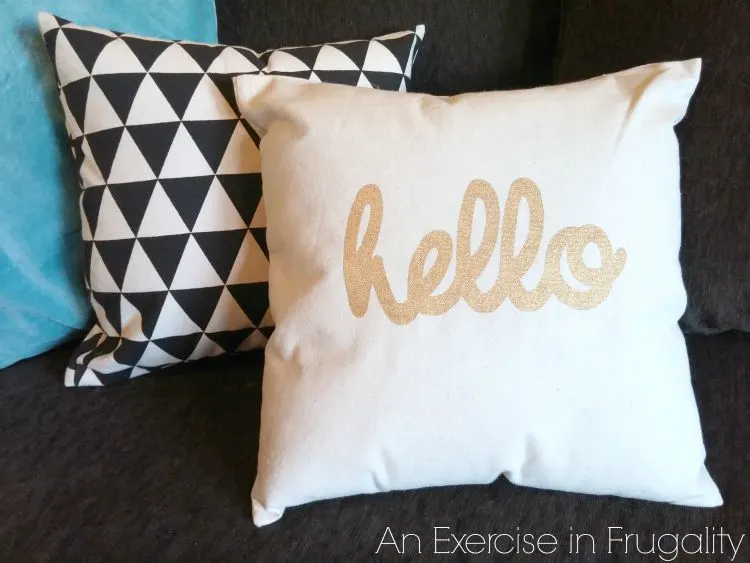 Canvas Throw Pillow