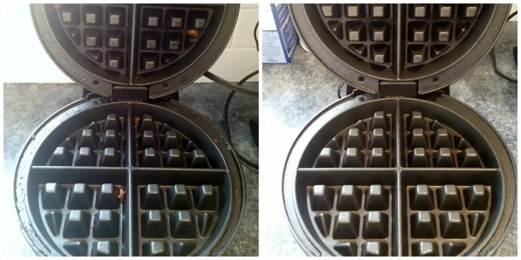 how to clean waffle iron