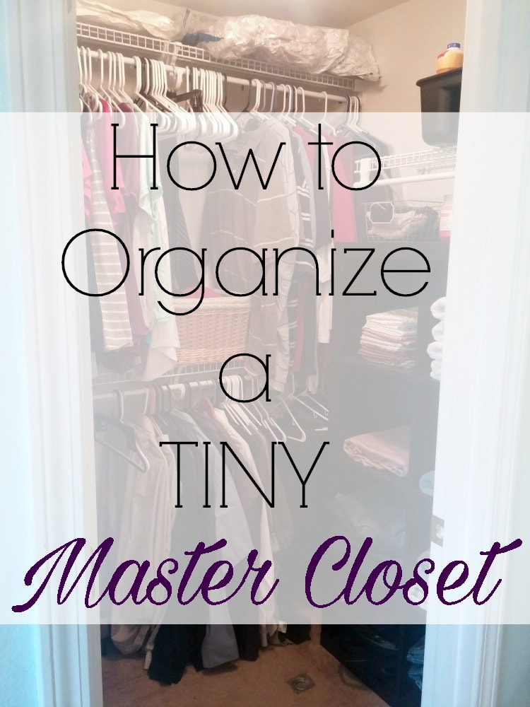 how to organize master closet
