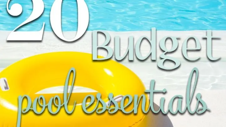 budget pool beach essentials