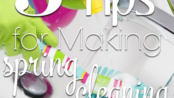tips for making spring cleaning easy