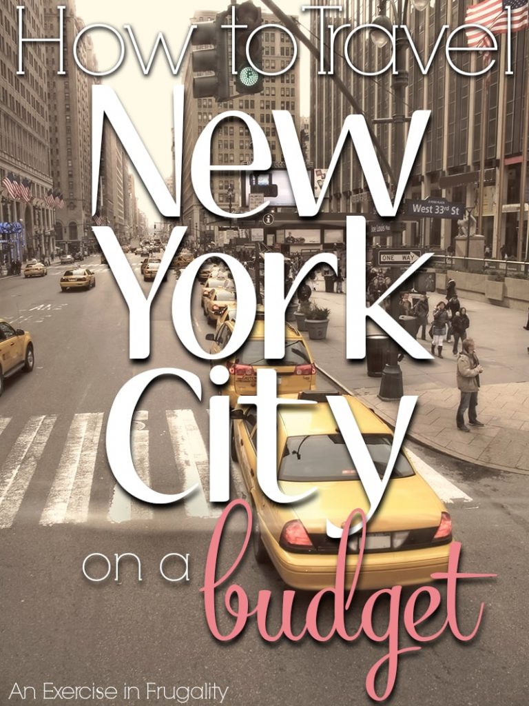 how to travel NYC on a budget