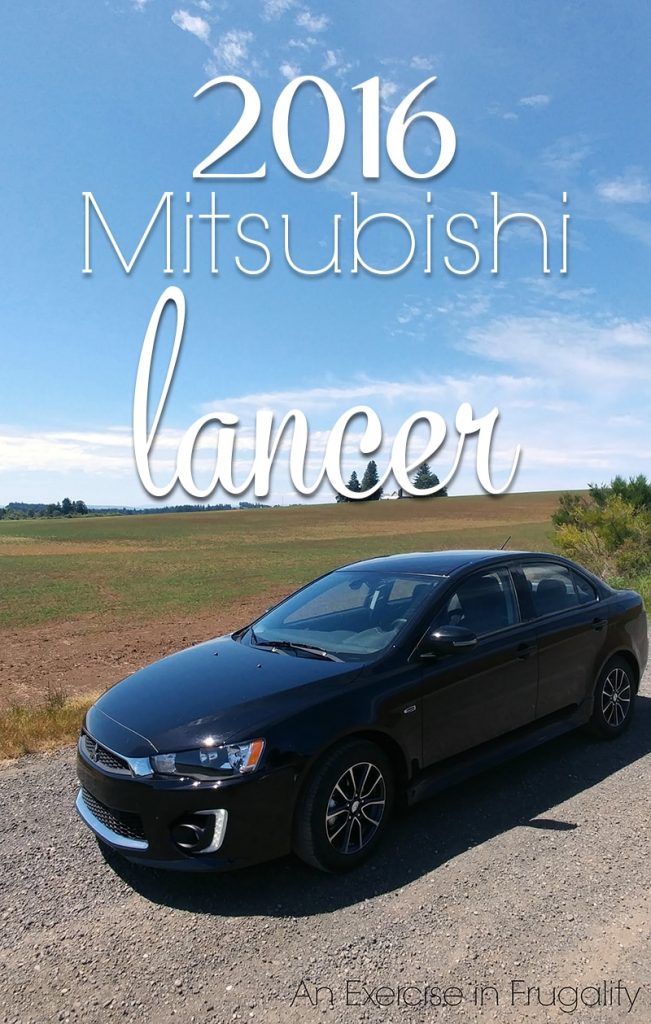 2016 Mitsubishi Lancer SEL-this car has it all-sporty, affordable and SAFE! We loved driving it, and now my husband wants one even more than he did before we got to test drive it for a week. #DriveMitsubishi #ad