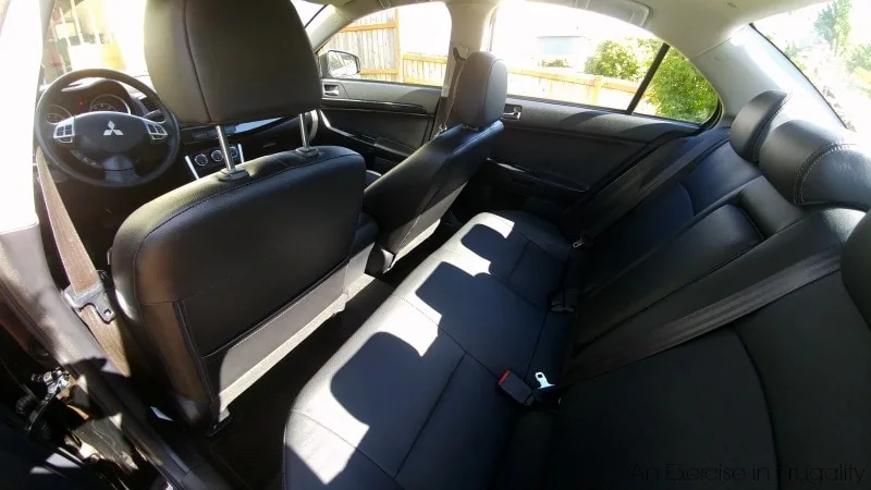 Mitsubishi Lancer Backseat