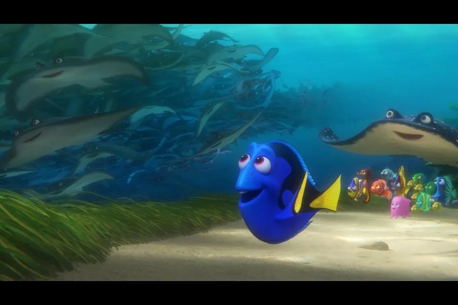 Finding Dory in theaters now