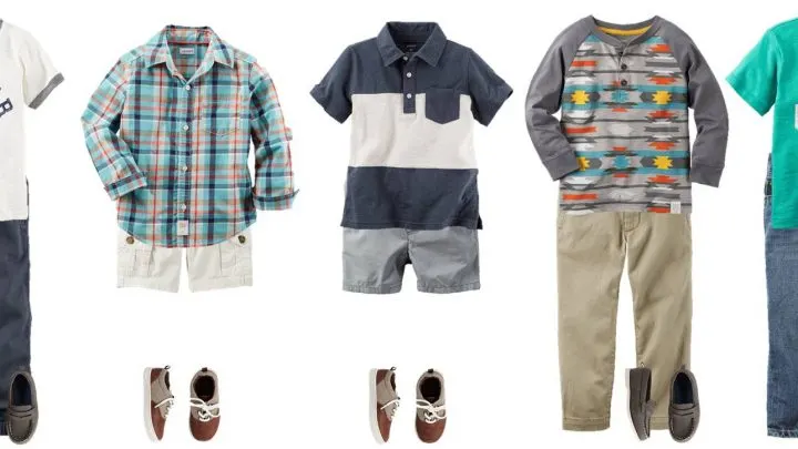 Back to School time is almost here! These outfits from Carter's are SO adorable and very affordable (oh, and there's a coupon code now too!). Get your little man decked out for back to school and let him show off his own cool style.