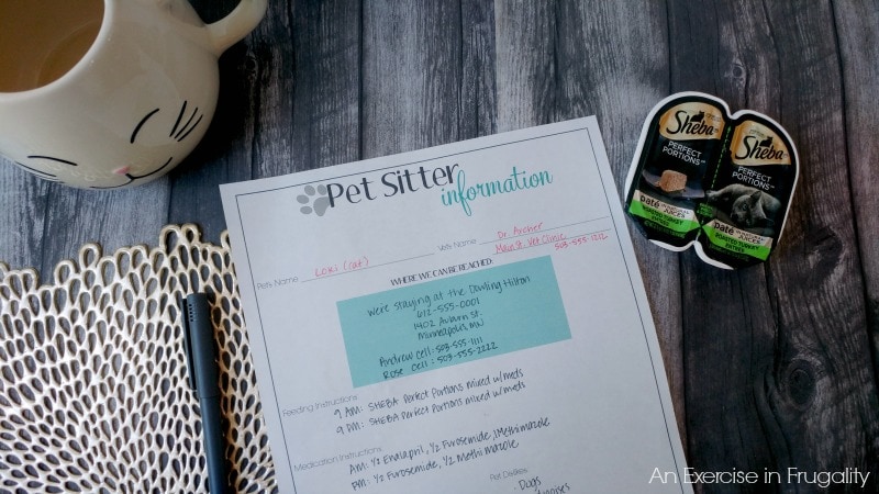 How to Choose the Right Pet Sitter-I will never again trust the lives of my pets to just anyone after our harrowing ordeal. There's great tips here for choosing a sitter, a free printable Pet Sitter Instruction kit and more. #PerfectPortions #ad