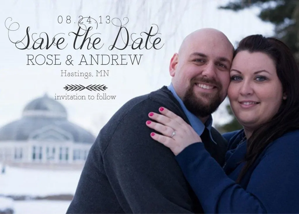 You can make your save the dates for free! It's actually very simple to do.