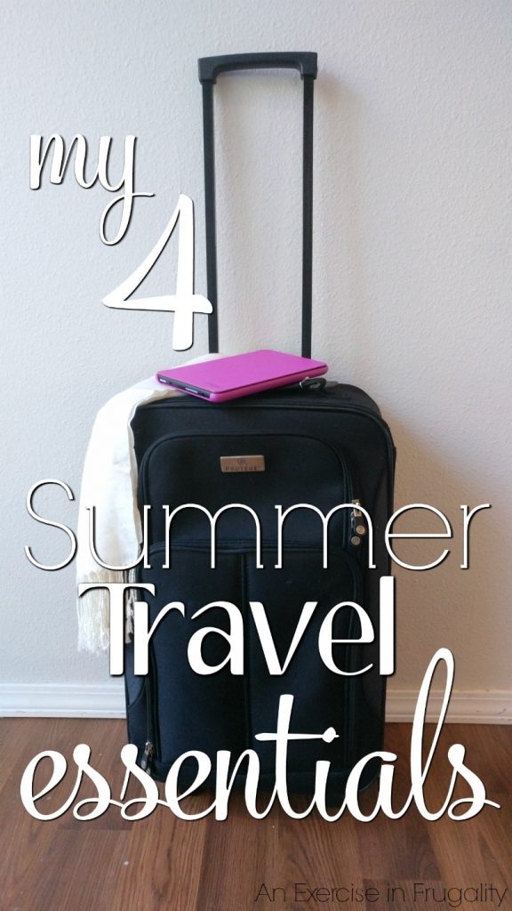 My 4 Summer Travel Essentials- I don't recommend hitting the road this summer (or any time of year) without these 4 staples. I use these every time I travel, especially #4! Amazon | Tablet | Fire | Travel | Essentials| #Ad 