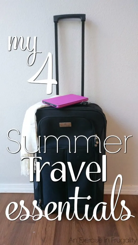 My 4 Summer Travel Essentials- I don't recommend hitting the road this summer (or any time of year) without these 4 staples. I use these every time I travel, especially #4! Amazon | Tablet | Fire | Travel | Essentials| #Ad