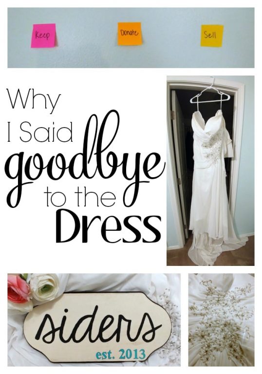I Said Goodbye to the Dress... An Exercise in Frugality