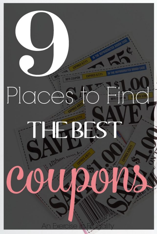 Best Places to Find Coupons An Exercise in Frugality