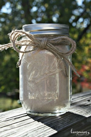 chocolate chai mason jar gift