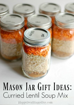 mason jar curried lentil soup