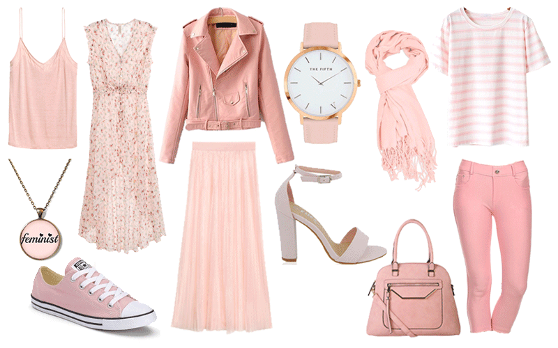 Pastel pink outfit best sale