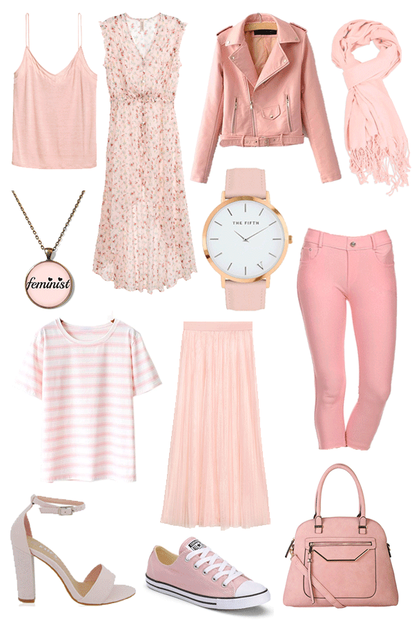 How to Wear Baby Pink (and Still Look Like a Grown Up)- I know a lot of grown women who think pastel pink is too girly or frilly. Not true! It can be dressed up or down and even be worn as a neutral! 