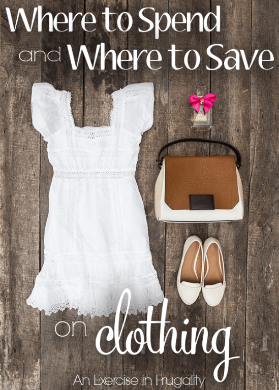 When to Splurge and When to Save on Clothes An Exercise in Frugality