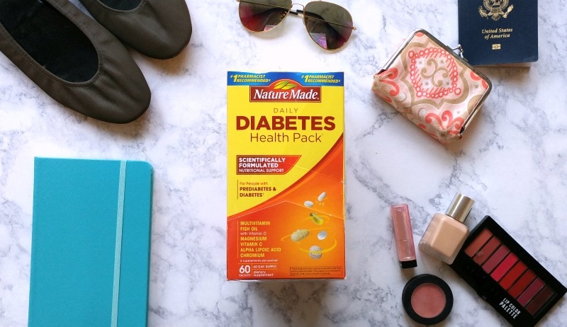 How to Stay Healthy While Traveling- Ever since being diagnosed with diabetes, I try to watch what I eat, take supplements my doctor recommended and maintain a healthy lifestyle and that's not always easy while traveling. These tips will help you travel and maintain a healthy lifestyle. PCOS | Diabetes | type 2 | pre-diabetes | Nature Made | weight management | travel | vacation | trip | meal planning | #NatureMadeHealthPack #ad