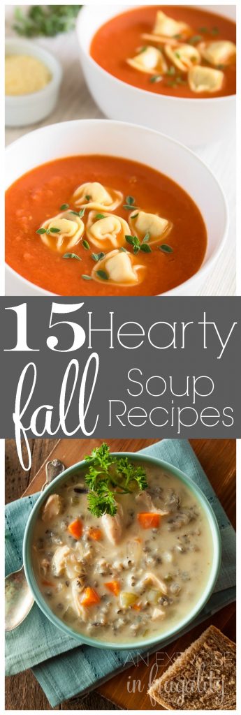 Hearty Fall Soup Recipes to warm your belly. These soups are perfect to create that hygge vibe, and for staying cozy on those chilly fall and winter nights. 