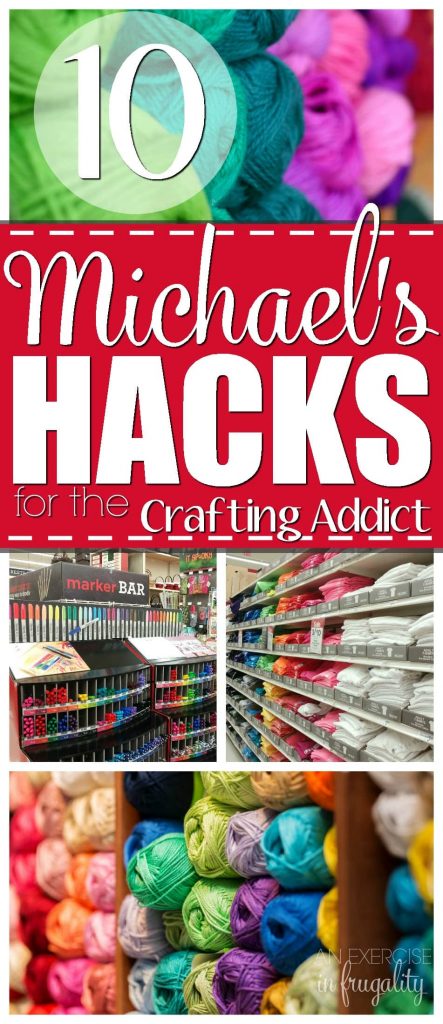 10 Michael's Hacks for the Crafting Addict-If you are a serious crafter, chances are you spend a lot of time (and money) at Michael's. But your hobby doesn't have to put you in debt. With these tips you can save a TON of money at Michael's!