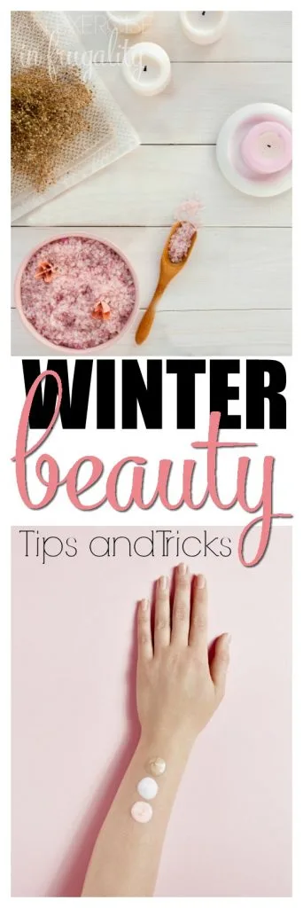 Winter Beauty Tips and Tricks- skincare and hair care tips and tricks for beauty lovers. Treat your skin and hair well throughout the winter with these simple routine changes to ensure beautiful, glowing skin and shiny, lustrious hair with natural ingredients. Makeup, moisturizers, hacks and essentials.